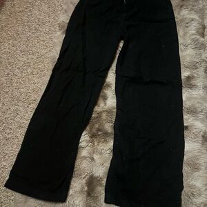Black Wide-Leg Pants
